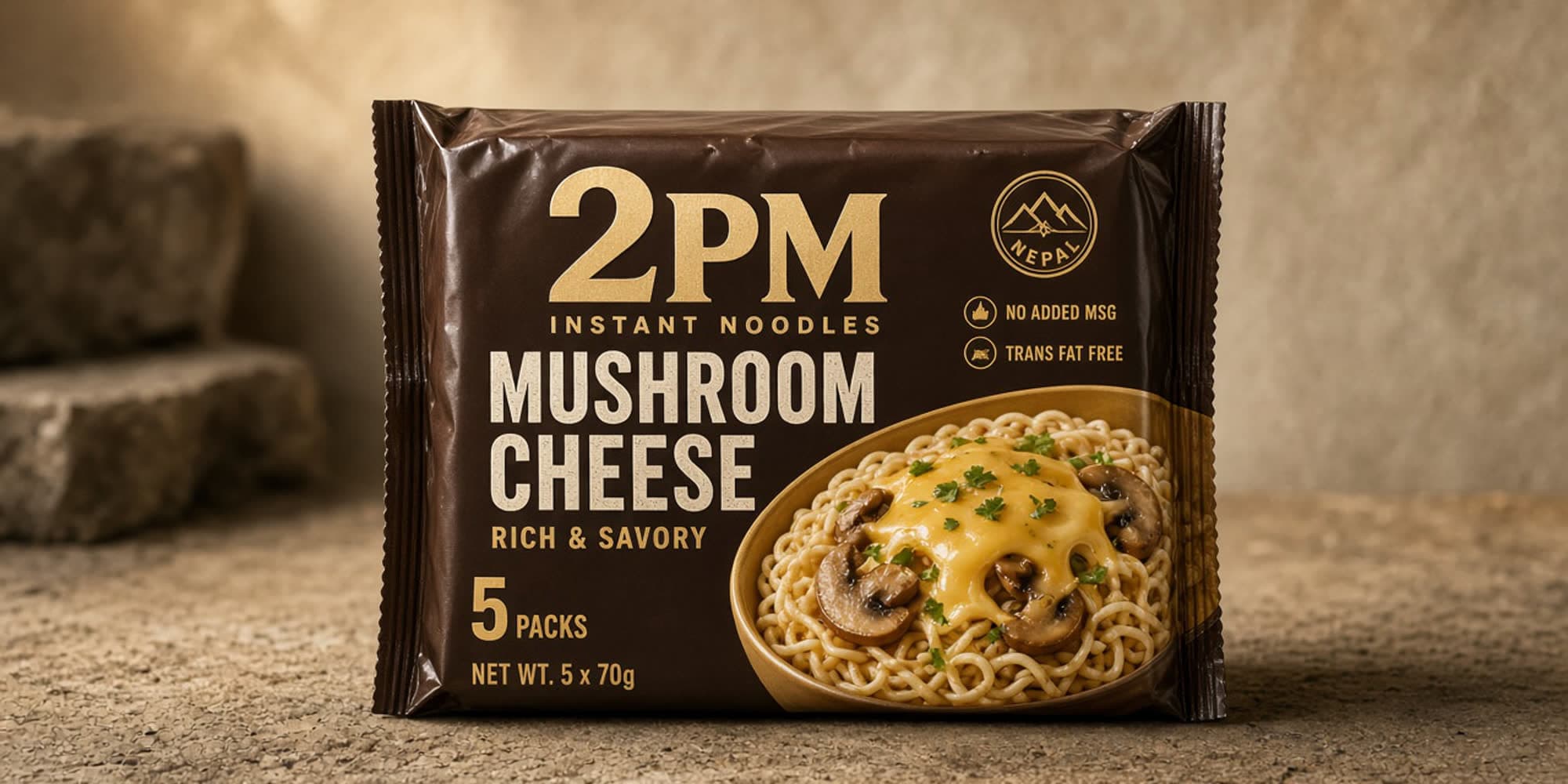 2pm Mushroom Cheese noodles 5-pack — फोटो 2