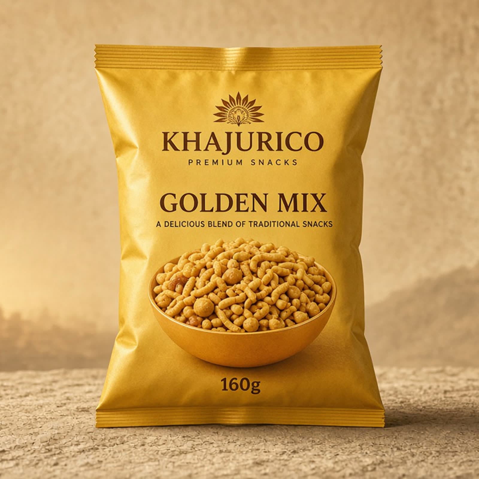 Khajurico Golden Mix namkeen 160g